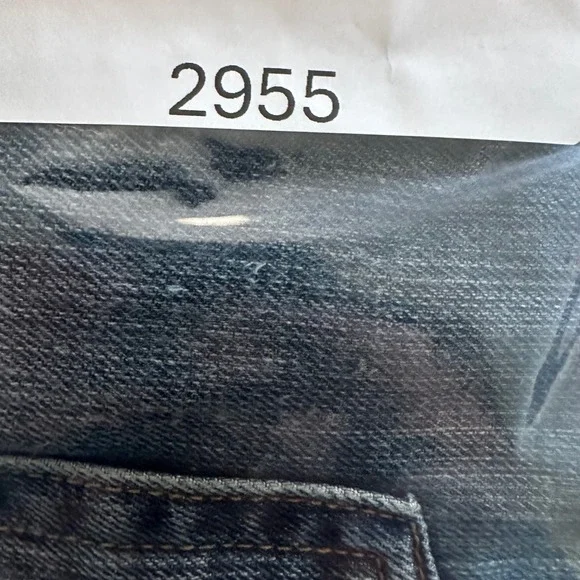 GAP Jeans Loose Straight Fit Mens Dark Blue Denim Pants Size 36x32 RN 54023 - Picture 11 of 11